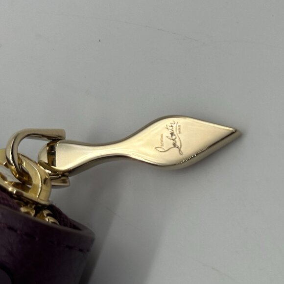 Christian Louboutin W PANETTONE Empire Spike LOUBINTHESKY Zip Around Wallet - Picture 8 of 16